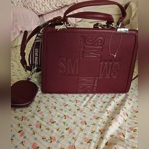 Steve Madden Burgundy Crossbody Bag